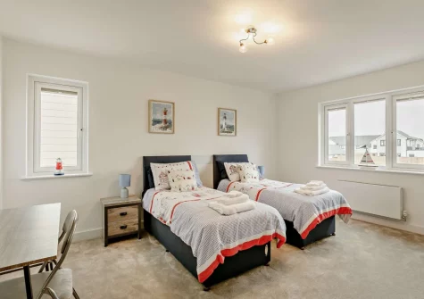 Bedroom #3 at Dune Beachhouse, Westward Ho!