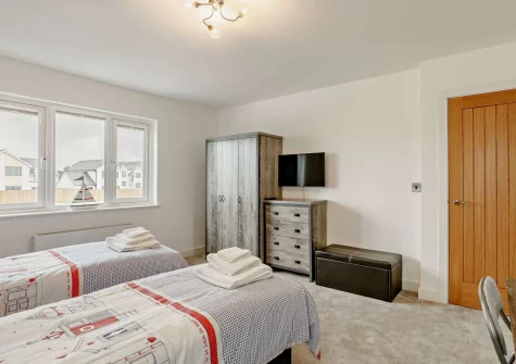 Bedroom #3 at Dune Beachhouse, Westward Ho!