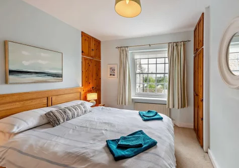 Bedroom #1 at Ebb Tide Cottage, Appledore