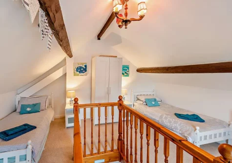 Bedroom #3 at Ebb Tide Cottage, Appledore