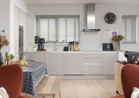 The kitchen at Ebbtide, Newquay