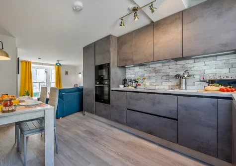 The kitchen at Echo Beach, St Ives
