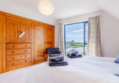 Bedroom #1 at Eddystone View, Wembury