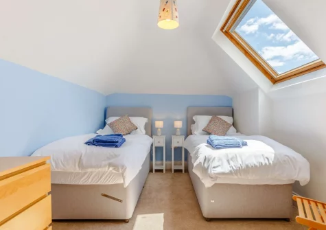 Bedroom #3 at Eddystone View, Wembury