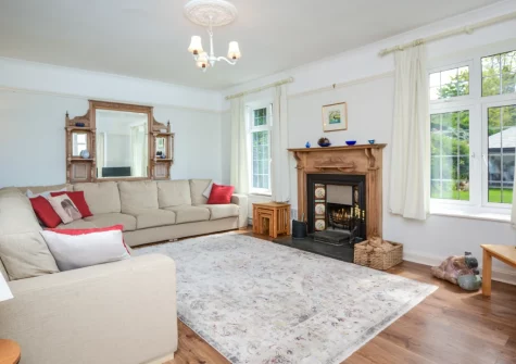 The living room at Edgehill, Pentewan