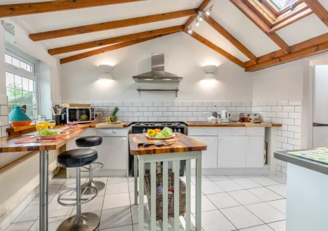 The kitchen at Edgehill, Pentewan