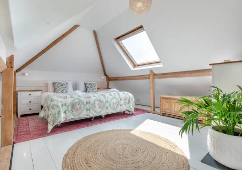 Bedroom #1 at Edgehill, Pentewan