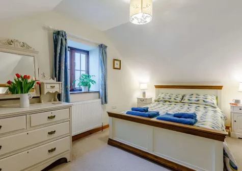 Bedroom #1 at Edistone Barn, Edistone