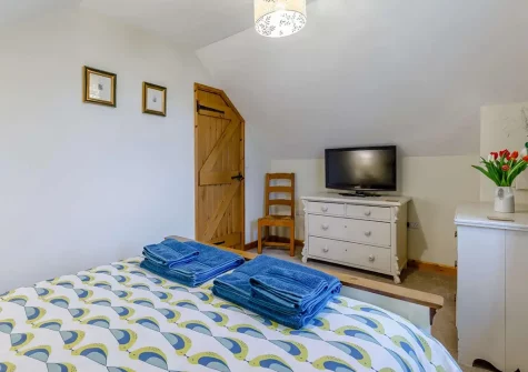 Bedroom #1 at Edistone Barn, Edistone