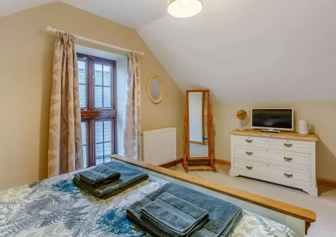 Bedroom #2 at Edistone Barn, Edistone
