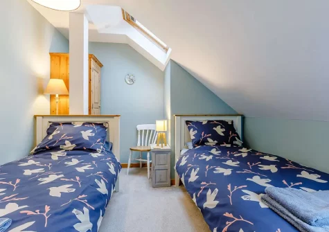 Bedroom #3 at Edistone Barn, Edistone