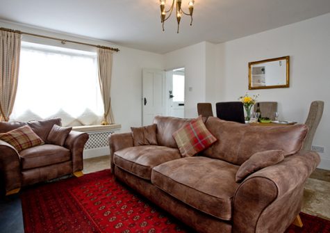 The living area @ Elberry Cottage, Brixham
