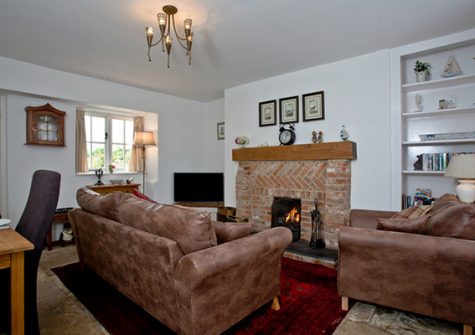 The living area @ Elberry Cottage, Brixham