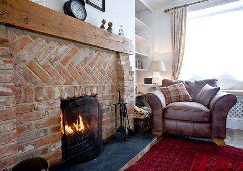 The living area @ Elberry Cottage, Brixham