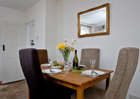 The dining area @ Elberry Cottage, Brixham