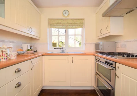 The kitchen at Elberry Cottage, Churston Ferrers