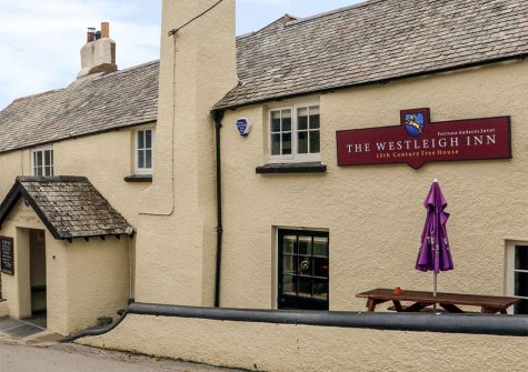 The Westleigh Inn village pub is just a moment's stroll from Elm Cottage, Westleigh
