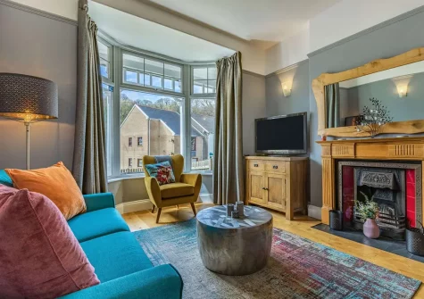 The living room at Elmbank, Combe Martin