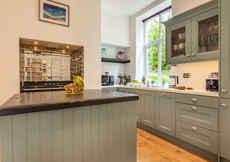 The kitchen at Elmbank, Combe Martin