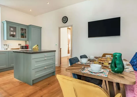 The kitchen & dining area at Elmbank, Combe Martin