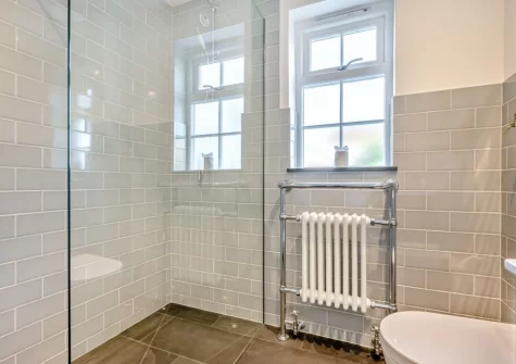 The ground floor shower room at Elmwood Cottage, Constantine Bay