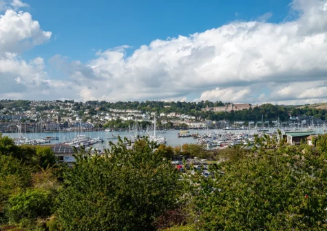 Enjoy fabulous views of the River Dart & Waterhead Creek from the balcony & outdoor sitting area at Emily's, Kingswear