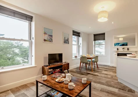 The living area at Enderley, Mortehoe