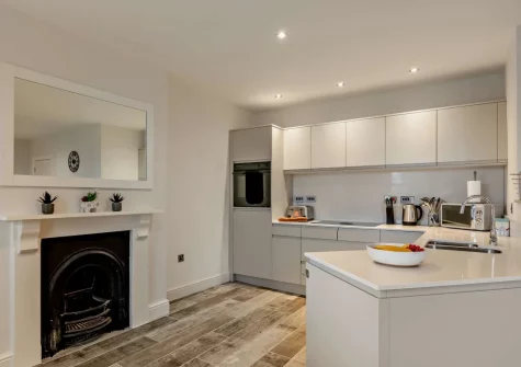 The kitchen at Enderley, Mortehoe