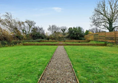 The shared garden at Enderley, Mortehoe