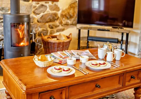 The living room at Eretiz Barn, Ruthvoes