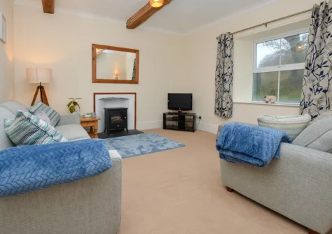 The second living room at Estrayer Park Farmhouse, Meldon