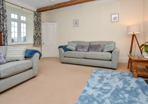 The second living room at Estrayer Park Farmhouse, Meldon