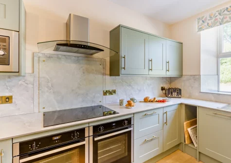 The kitchen at Estrayer Park Farmhouse, Meldon