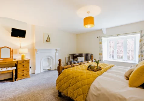 Bedroom #1 at Estrayer Park Farmhouse, Meldon