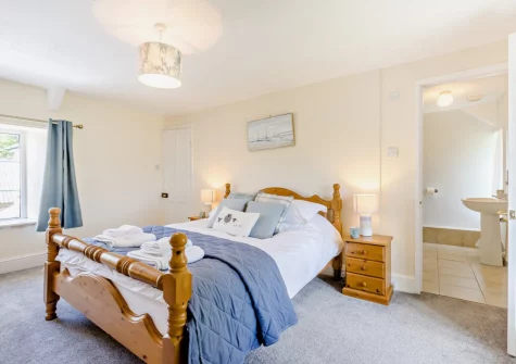 Bedroom #2 at Estrayer Park Farmhouse, Meldon