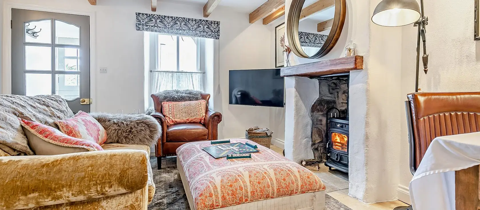 Estuary Cottage, Hayle is a charming two-bedroom retreat blending rustic character with contemporary luxury. Enjoy a cosy wood burner, roll-top bath, & patio for alfresco dining. Explore stunning beaches with Cornwall's treasures from your doorstep.