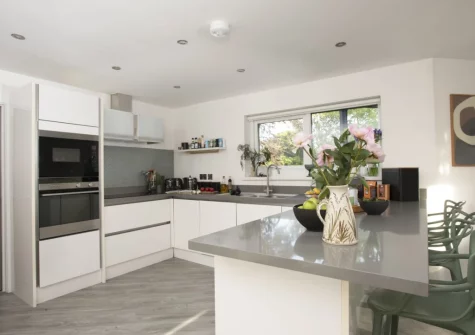The kitchen at Estuary Watch, Lelant