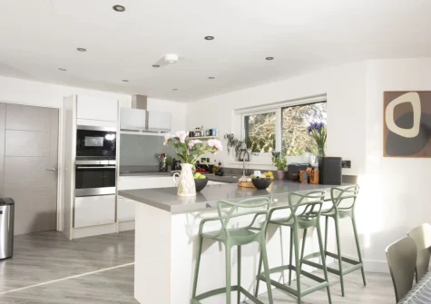 The kitchen at Estuary Watch, Lelant