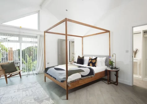 Bedroom #1 at Estuary Watch, Lelant