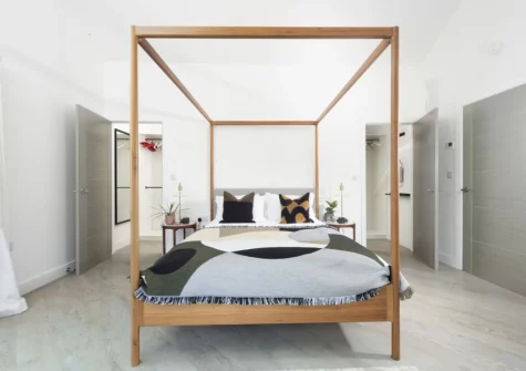 Bedroom #1 at Estuary Watch, Lelant