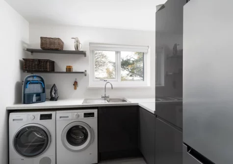 The utility room at Estuary Watch, Lelant