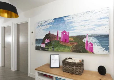 The hallway at Estuary Watch, Lelant
