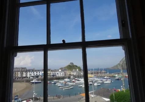 Enjoy the panoramic views of the harbour from Exmouth, The Admiral's House, Ilfracombe