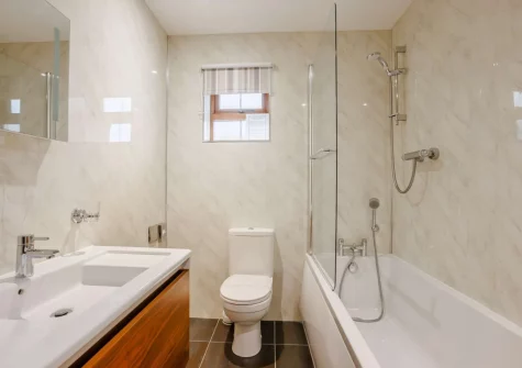 Bedroom #2 & #3 Jack and Jill bathroom at Fabulous Cottage, Westward Ho!