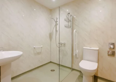 Bedroom #4 en-suite wet room at Fabulous Cottage, Westward Ho!