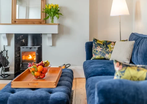 The living area at Failte View, Brixham