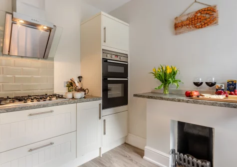 The kitchen at Failte View, Brixham