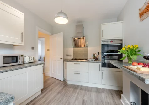 The kitchen at Failte View, Brixham