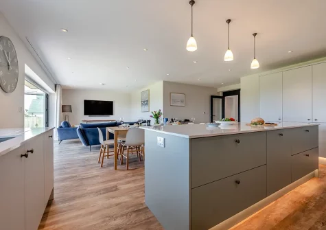The kitchen at Fair Skies, St Merryn