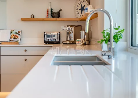 The kitchen at Fair Skies, St Merryn